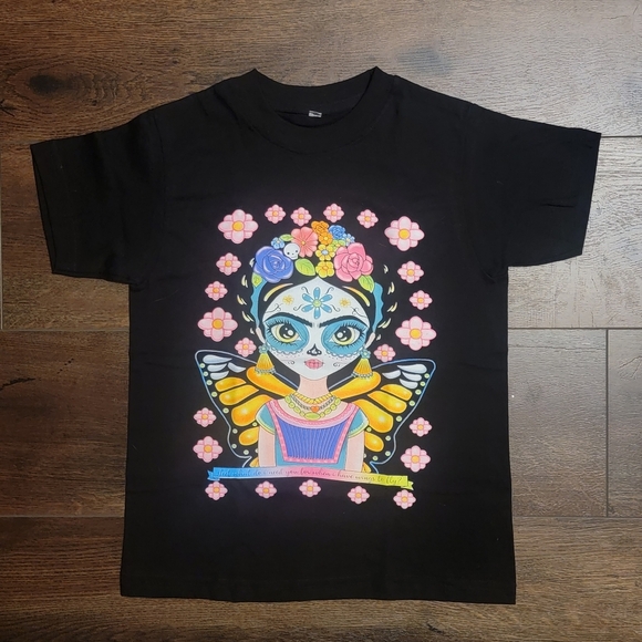 🪻3 for $20. Day Of The Dead Girl's t-shirt - Picture 3 of 4